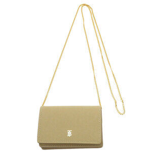 BURBERRY Beige Leather Wallet
